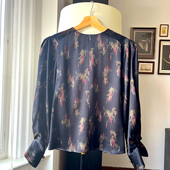 Vince Wisteria Silk Blouse - Picture 3 of 7